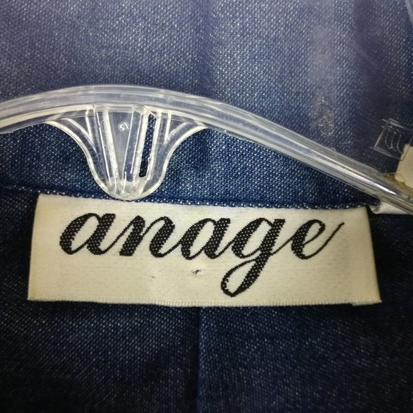 Vintage Anage Womens Suit Jacket Beaded Embroidered Sequins Red White Blue L - Picture 13 of 15